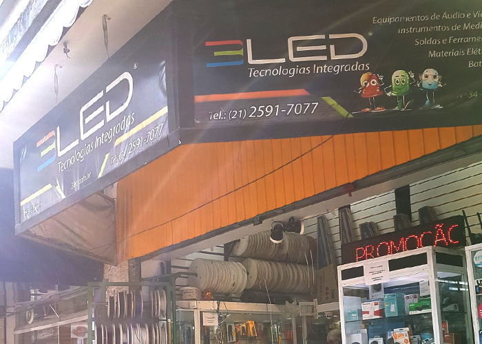 3 led tecnologias integradas no Méier