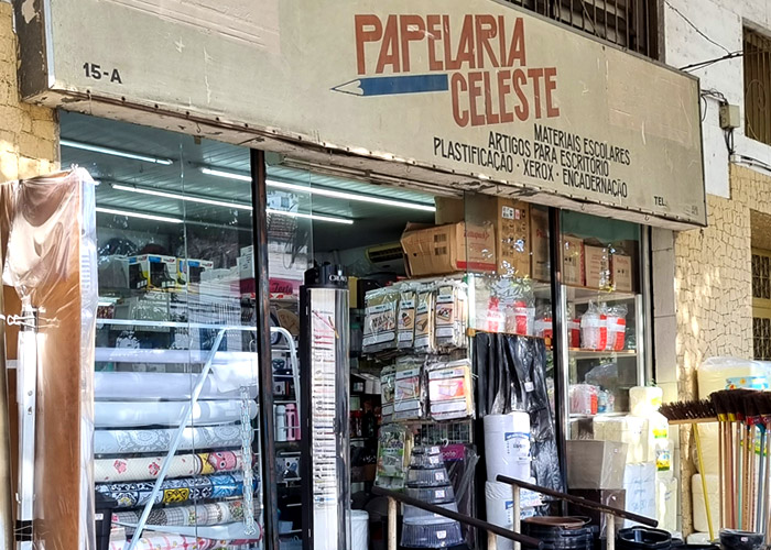 Papelaria Celeste no Méier, Zona Norte do Rio de Janeiro