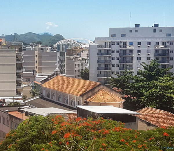 Rua Carolina Santos foto aérea no Méier