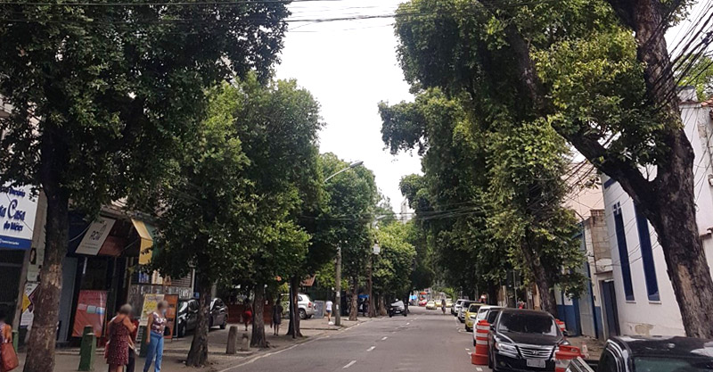 Rua Santa Fé no Méier