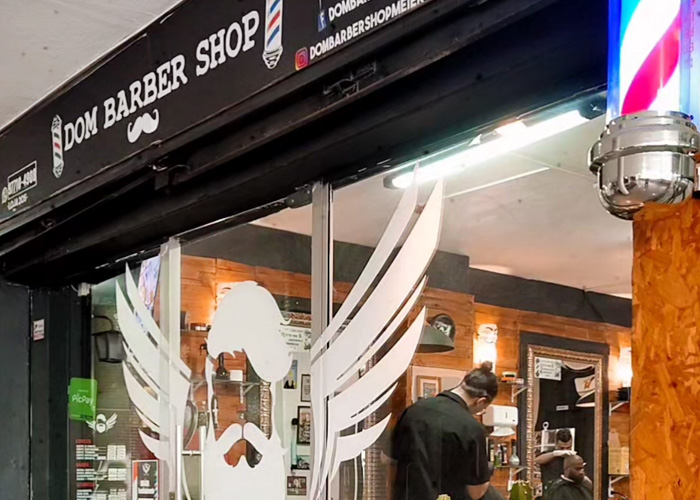 Dom Barber Shop localizado no Méier, na Zona Norte do Rio de Janeiro