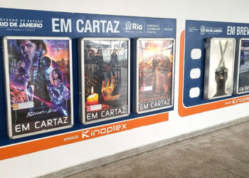 Cartaz do Cine Carioca Méier, no Imperator