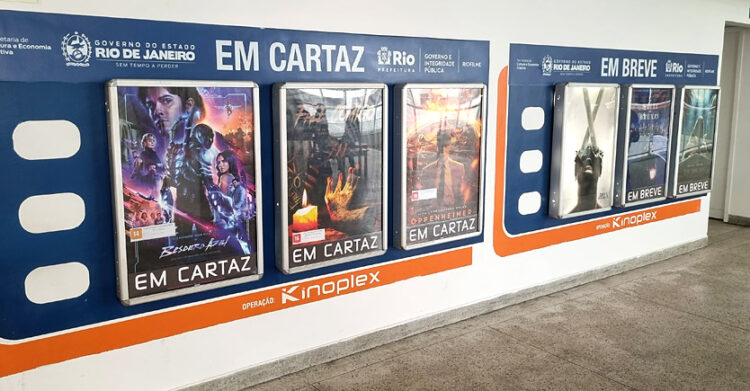 Cartaz do Cine Carioca Méier, no Imperator