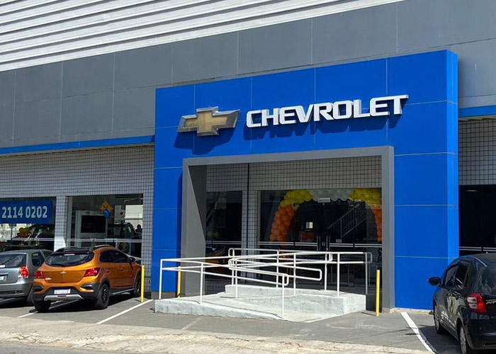 Concessionária Simcauto da Chevrolet, localizada em Del Castilho, Zona Norte do Rio de Janeiro