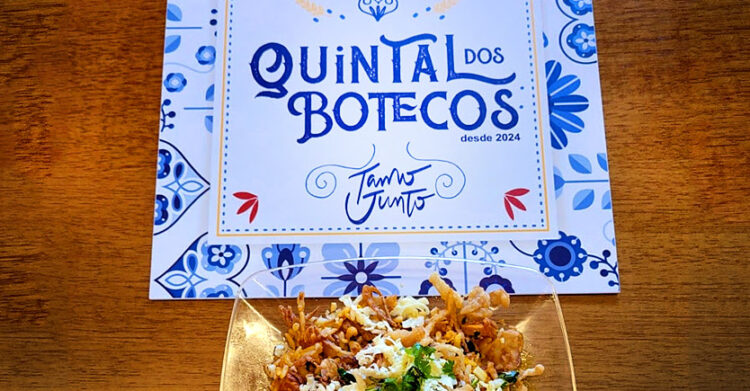 Placa do quintal dos botecos