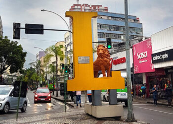 Leão do Méier na Rua Dias da Cruz