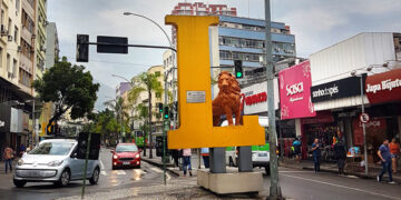 Leão do Méier na Rua Dias da Cruz