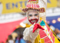 Palhaço sorrindo