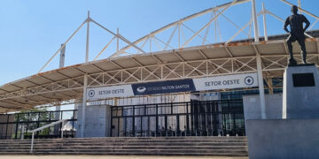 Estádio Nilton Santos no Engenho de Dentro, Zona Norte do Rio de Janeiro.