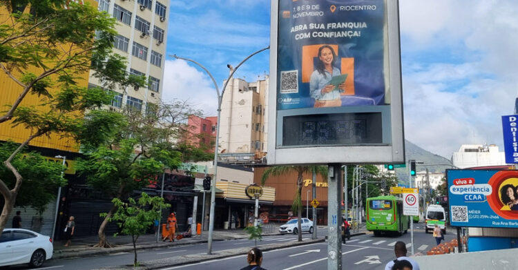 Termômetro de rua no Méier