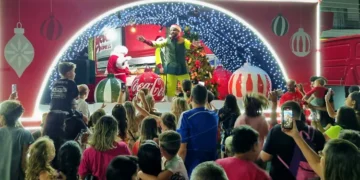 Caravana Coca-Cola passando pelo Méier