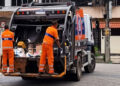Caminhão da Comlurb no Méier