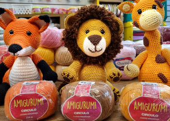 Animais feitos em Amigurumi