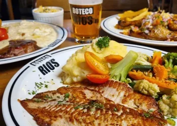 Pratos do Boteco Rios no Méier