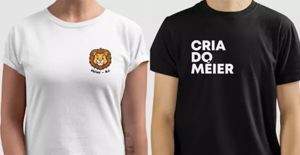 camisas com estampas do Méier