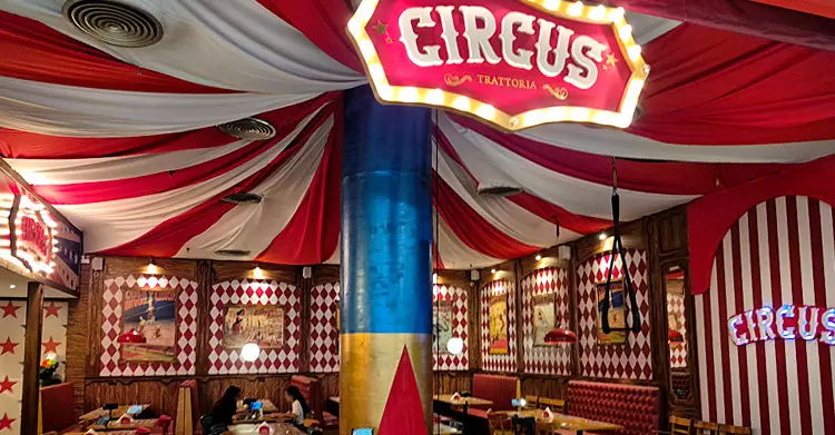 Restaurante Circus Trattoria no shopping Nova América