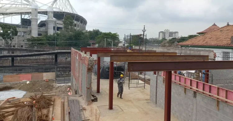 Obra do SESC Engenho de Dentro no Rio de Janeiro