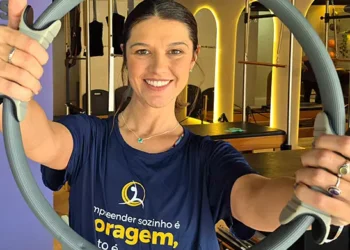 Professora do Alle Pilates no Méier