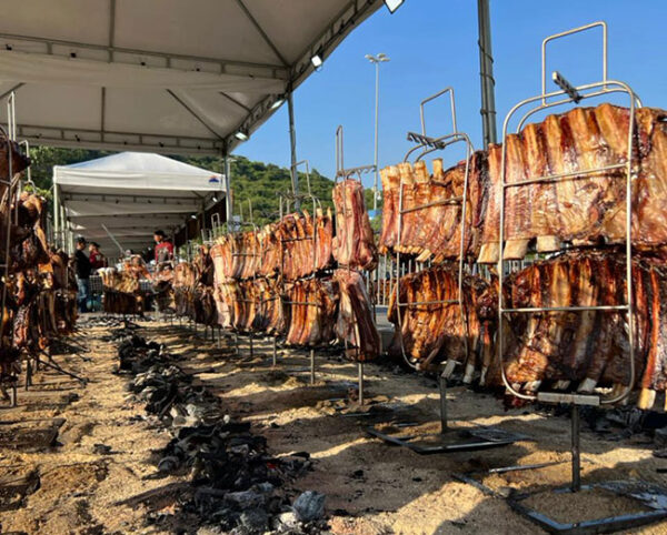 Churrasco de Chão do Blend BBQ Festival