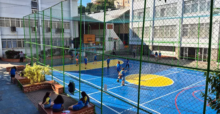 Quadra do colégio CICM no Méier