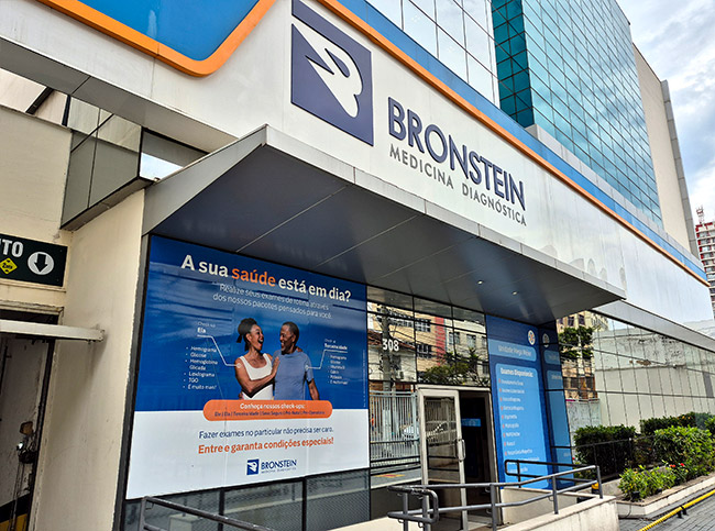 Fachada do Bronstein no Méier