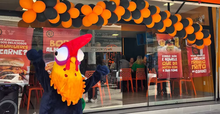 Loja da Chicken Town no Méier