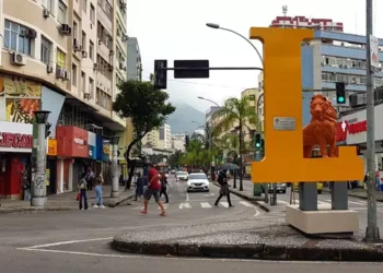 Leão do Méier e rua Dias da Cruz em destaque