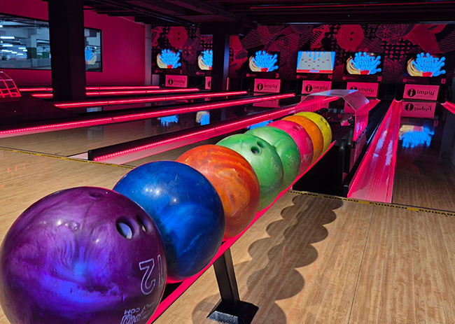 Pista de boliche no NorteShopping