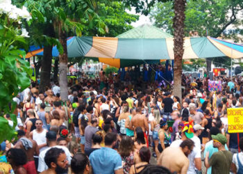 Bloco de Carnaval no Jardim do Méier
