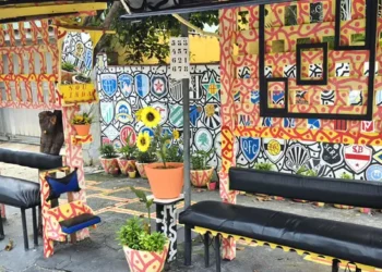 Ponto de ônibus famoso no Cachambi