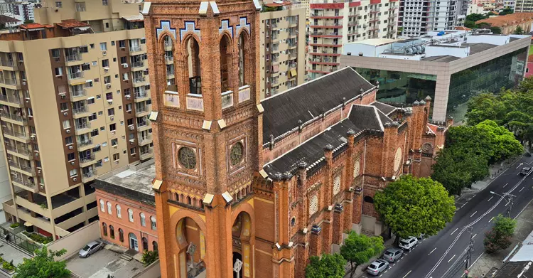 Basílica Imaculado Coração de Maria vista do alto