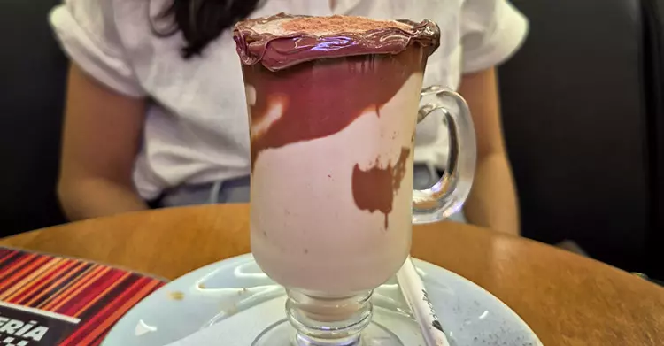 Cappuccino Nutella da Browneria no NorteShopping