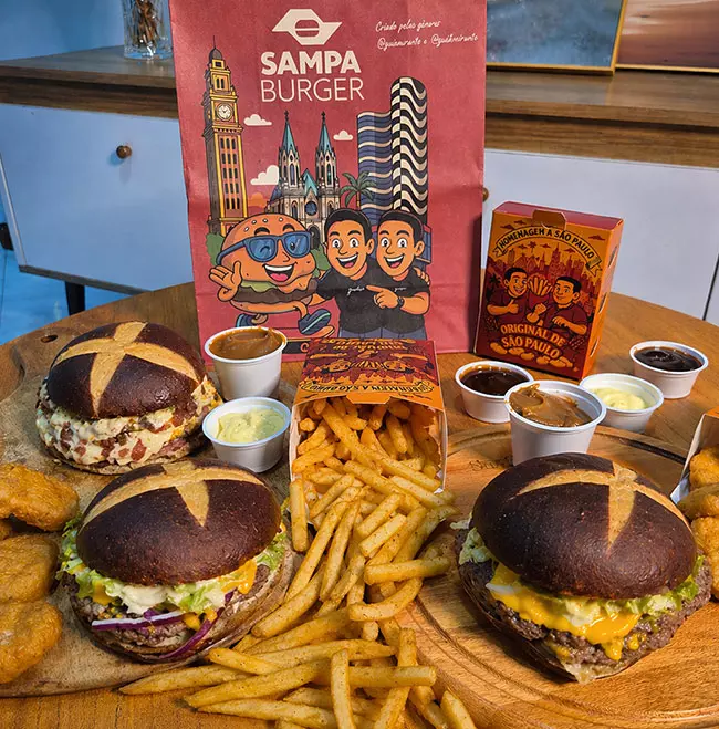 Hambúrgueres do Sampa Burger