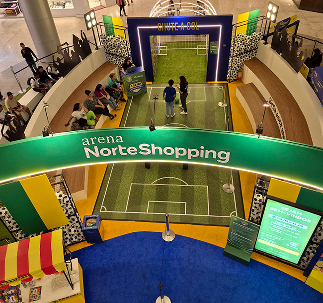 Arena NorteShopping vista de cima