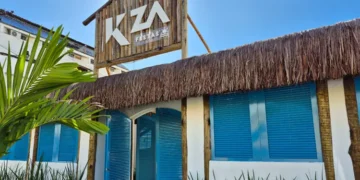 Fachada da KZA Festas no Méier