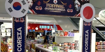 Entrada do Festival Japão Coreia no NorteShopping