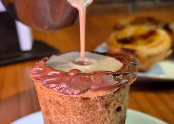 cookie shot da cafeteria Café com Bolo no Méier