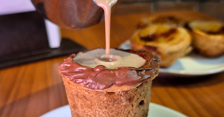 cookie shot da cafeteria Café com Bolo no Méier