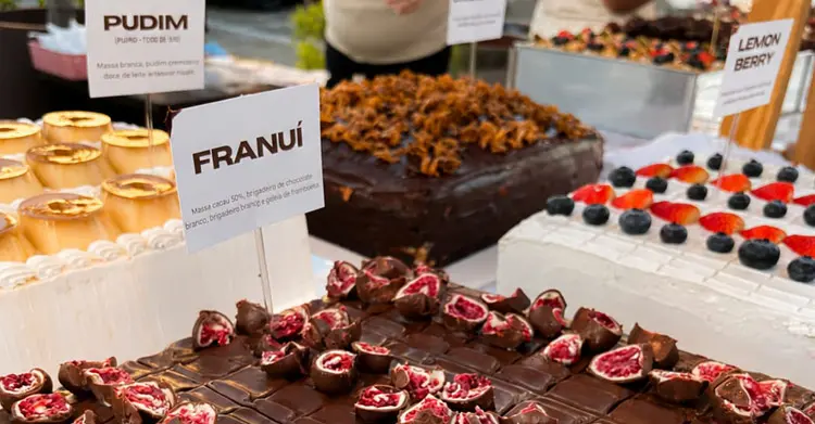 Tortas do Festival de fatias do NorteShopping no Rio de Janeiro