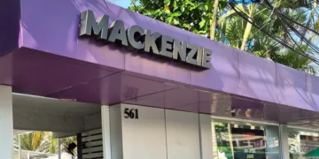 Fachada do clube mackenzie no Méier