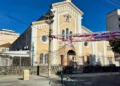Largo da paróquia Sagrado Coração de Jesus no Méier