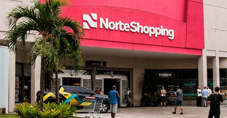 Fachada do NorteShopping no Rio de Janeiro