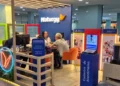 Quiosque da Naturgy em funcionamento no Shopping do Méier